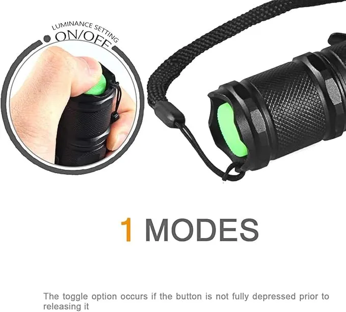 ULTRAFIRE LED Flashlight with Holster,WF-506B Single Mode EDC Handheld Tactical Flashlight,Super Bright 1000 Lumen Duty Flashlight with Belt Holster