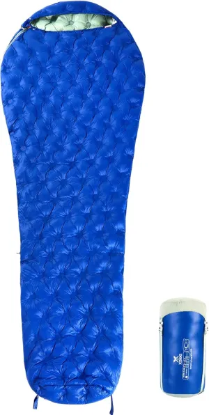 Ultralight Down Sleeping Bag for Adults, 32-55F 3 Season 650 Fill Down, Lightweight Compact Mummy Backpacking Sleeping Bag for Outdoor Camping and Hiking, Compressible -MFH500