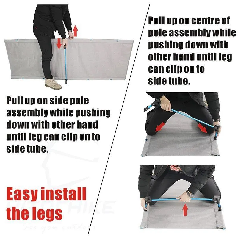 Ultralight Folding Camping Bed Compact