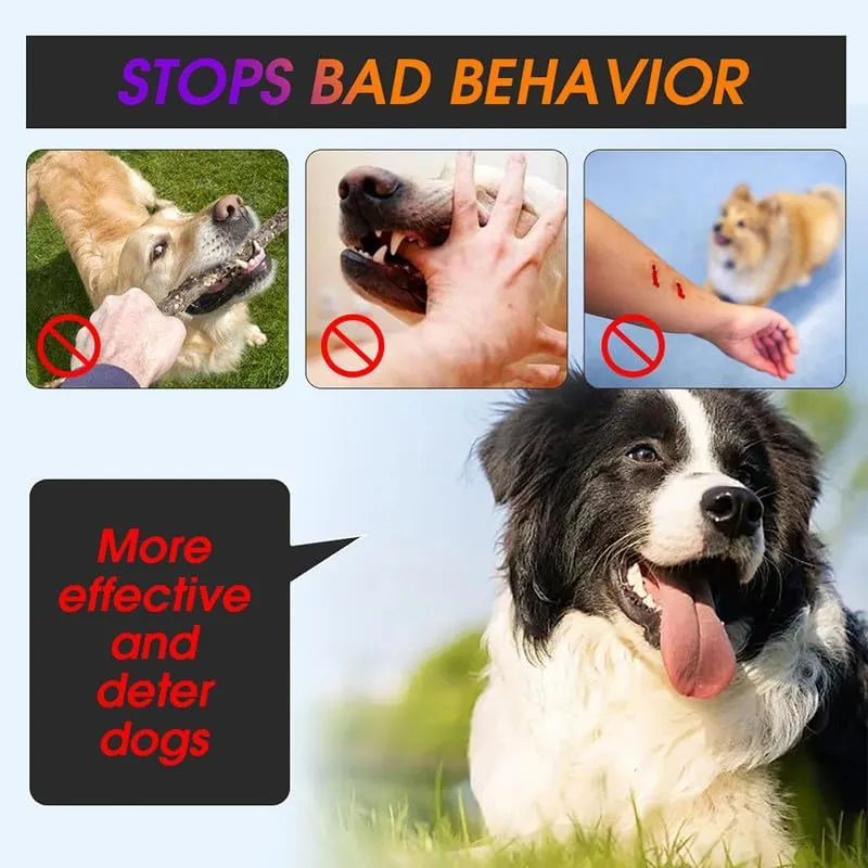Ultrasonic Dog Repeller, 2024 Upgrade Anti Barking Devices Super Ultrasonic Dog Chaser Dog Bark Deterrent Device Bark Box Sonic Barking Deterrent Devices for Indoor Outdoor Use