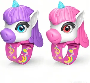 Unicorn Walkie Talkies for Girls Toys, Toddlers Age 3-8 Year Old 2 Pack Camping Gear Outdoor Hiking Toys,Long Range Radio Walkie Talkies for 3 4 5 6 7 8 9 10 Year Old Birthday Gifts