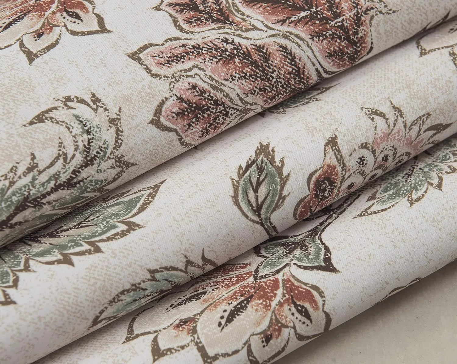 Valance for Windows Valance Floral Printed for Kitchen Living Room Thermal Insulated Energy Saving Window Curtain Valance for Living Kitchen Rod Pocket 52 by 18 Inch
