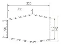 Vaude FP Power Lizard Seamless 1-2P, bark Tent