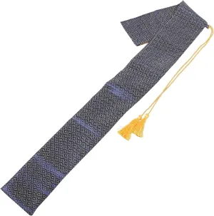 VICASKY Japanese Sword Bag Bamboo Carrying Pouch Silk Long Sword Storage Multifunctional Organizer