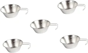 VICASKY Multi Function Wine Cup Compact Outdoor Water Bowl for Camping Supplies and Design for Makgeolli and Other Beverages