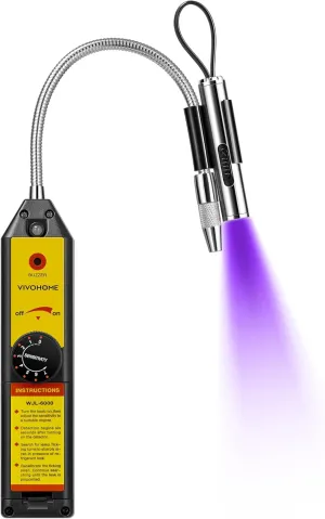 VIVOHOME HVAC Refrigerant Freon Leak Detector with LED Light, AC Sniffer Leak Detector for R134a R410a R1234yf CFCs HCFCs HFCs HFOs
