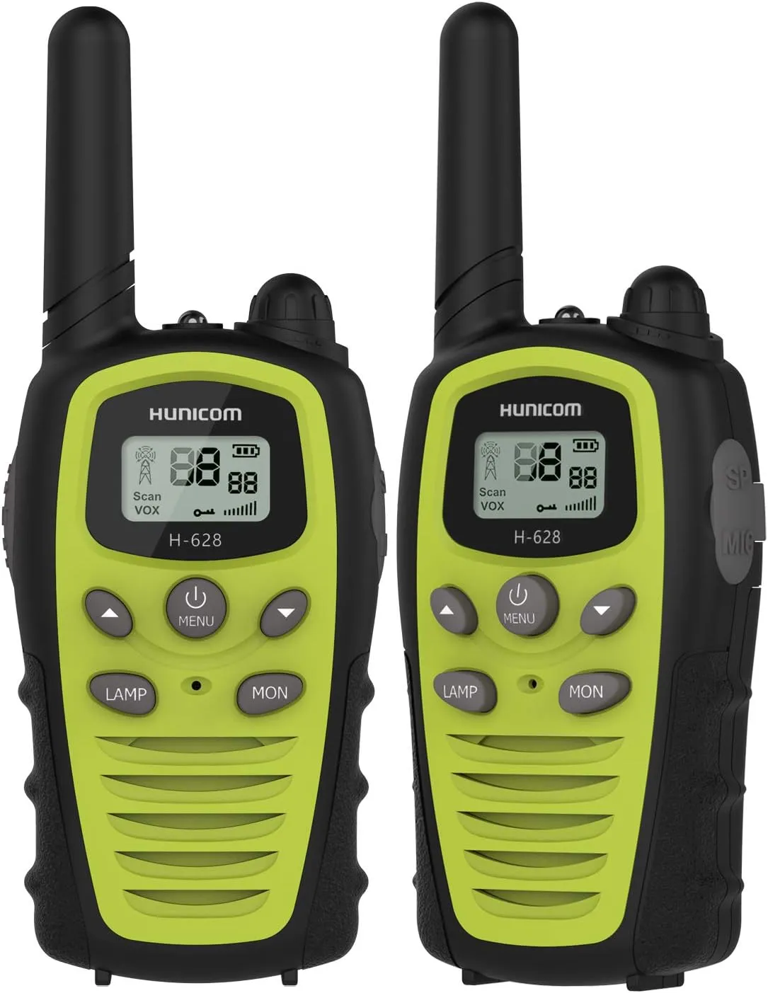 Walkie Talkies for Adults, HUNICOM Clear Sound Business Walky Talky, Easy to Use Two Way Radio Durable Commercial Wakie Talkies for Outdoor Adventures, Family Activties, Camping, Hiking, Biking