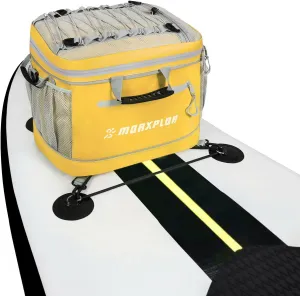 Waterproof PVC Material Paddleboard Cooler Deck Bag,40 cans Sup Deck Cooler Bag,Cooler Bag for Paddleboard,Lunch Box Cooler Insulated Bag,Camping Cooler Bag,Kayak Cooler Bag