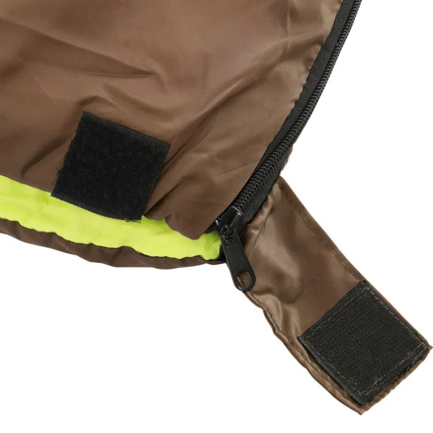 Weisshorn Sleeping Bag Double Bags Thermal Camping Hiking Tent Brown -5&deg;C SB-C-Q-220-BR