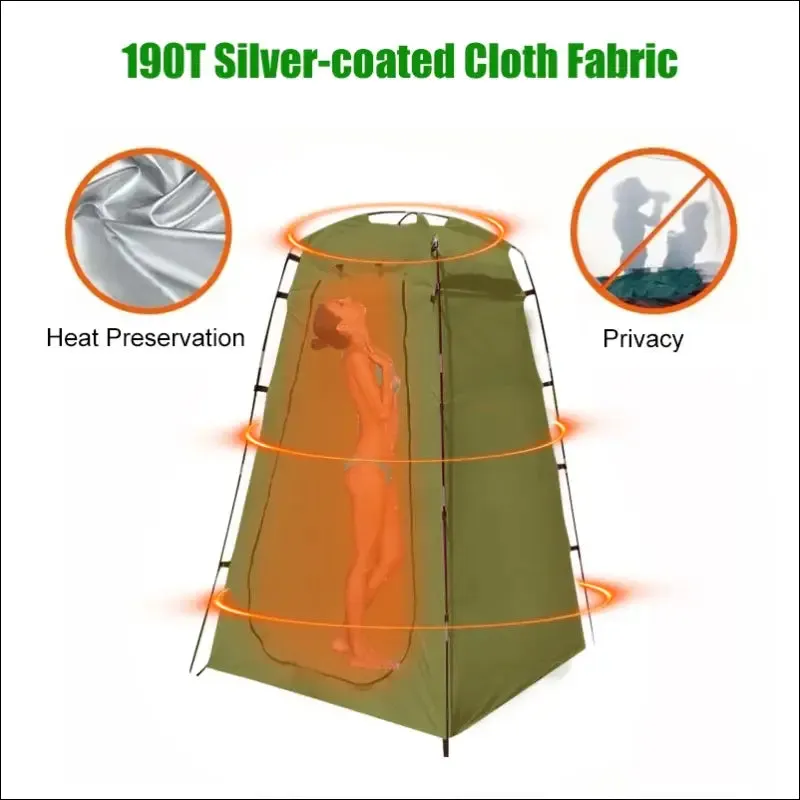 Westtune portable privacy shower tent outdoor waterproof changing room shelter for camping hiking