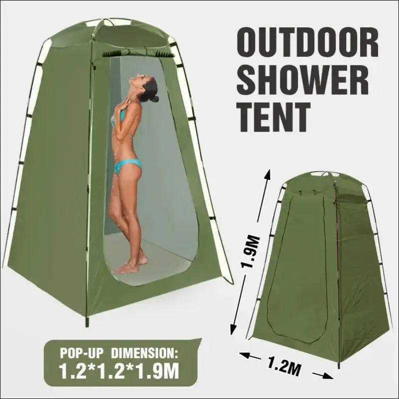 Westtune portable privacy shower tent outdoor waterproof changing room shelter for camping hiking