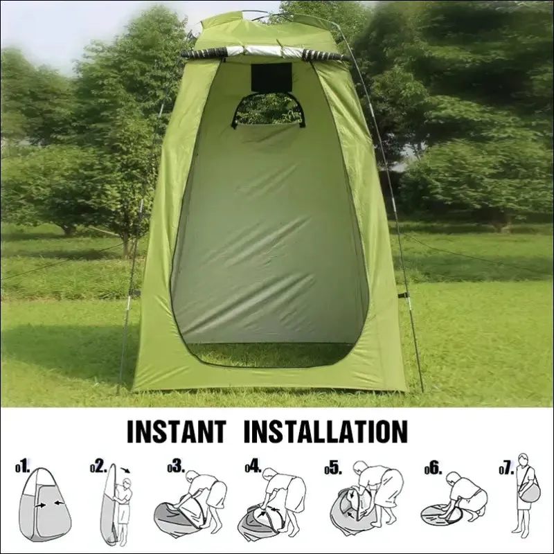Westtune portable privacy shower tent outdoor waterproof changing room shelter for camping hiking
