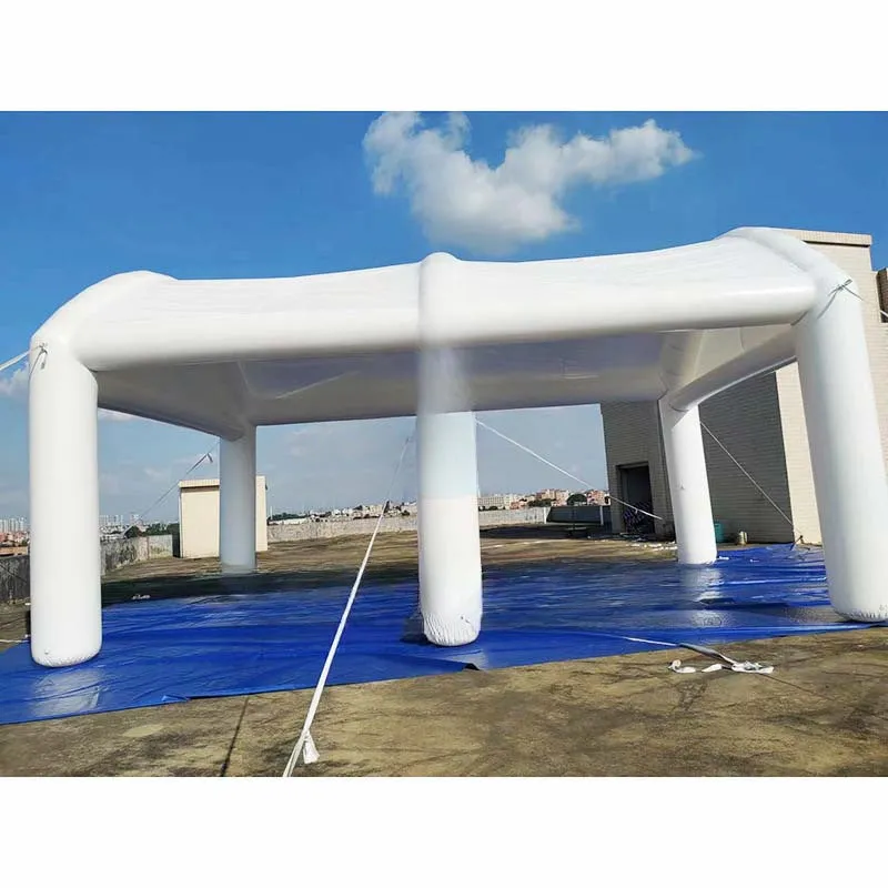 White Inflatable Wedding Open Tent - Elegant Outdoor Event Canopy