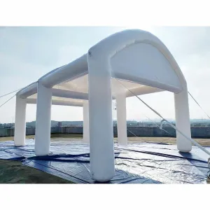 White Inflatable Wedding Open Tent - Elegant Outdoor Event Canopy
