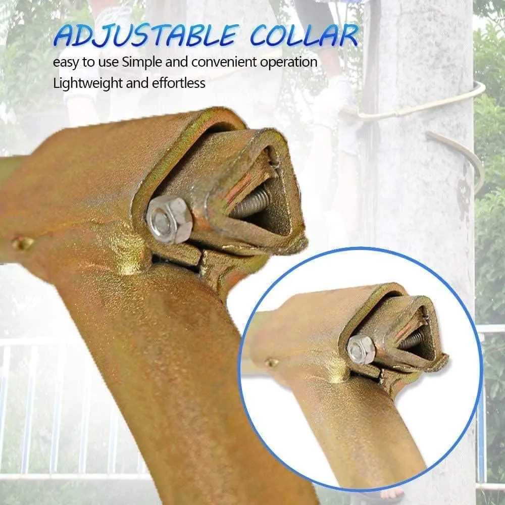 Wooden Pole Foot Buckle, crampons Climbing Trees,Tree Climbing Tool Pole Climbing Spike Stainless Steel Climbing Tree Shoes for Hunting Grab Dig Bird Nest Picking Fruit,500Model