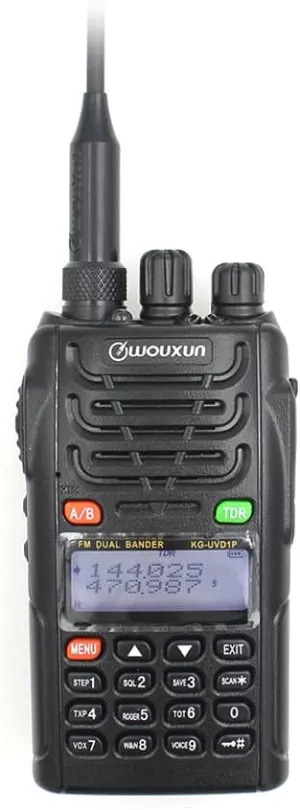 WOUXUN KG-UVD1P with 1700mAh Battery FM Transceiver UVD1P Walkie Talkie