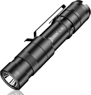 WUBEN L3 Flashlights High Lumens, 3000 Lumen Tactical Flashlight Rechargeable, Dual-Way USB C Charging 7 Light Mode, IP68 Bright Flash Light for Emergency, Outdoor, Camping, Tool Gifts for Men