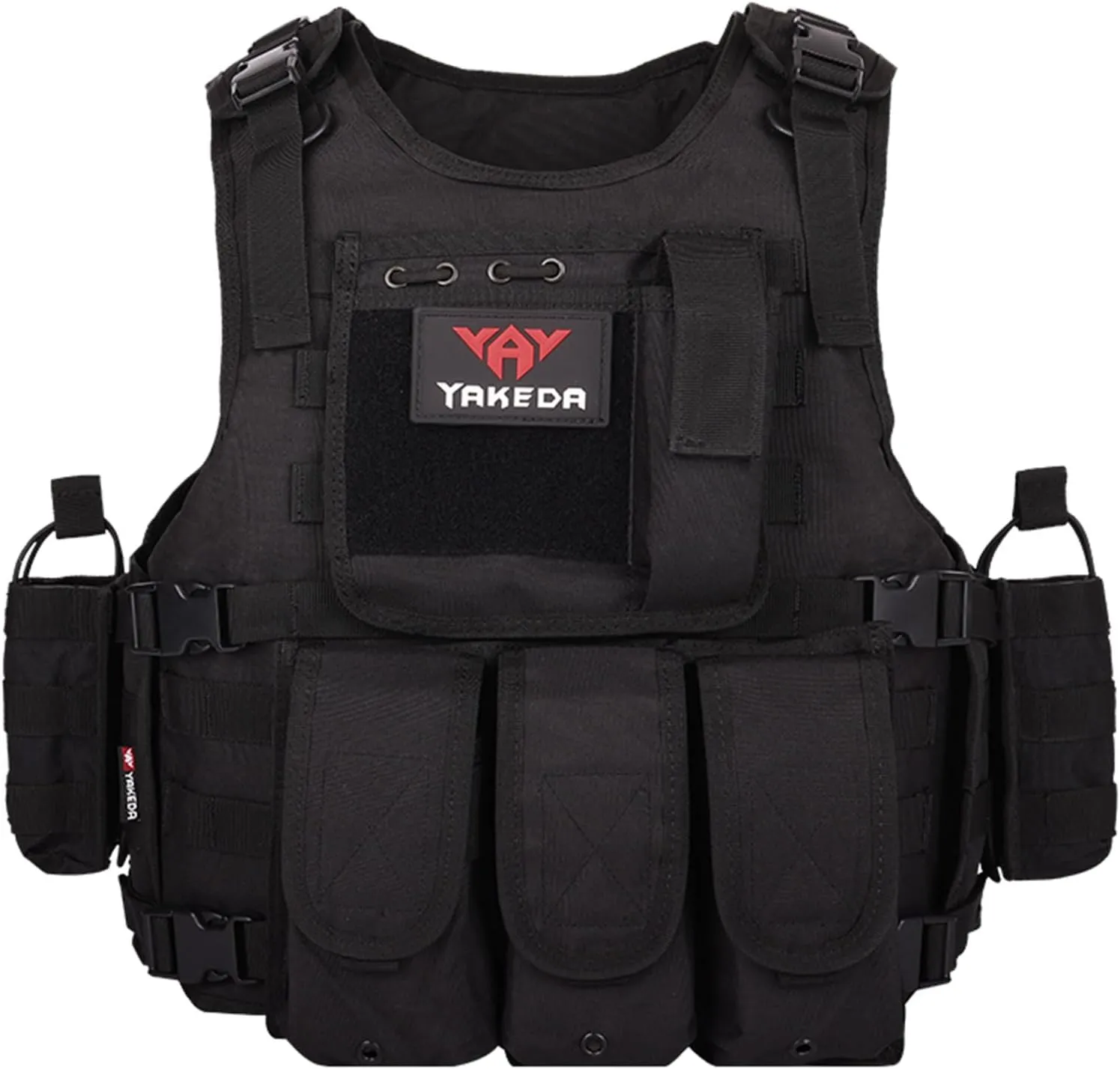 YAKEDA Adjustable Tactical Airsoft Training Vest | Camping, Fishing, Hunting,Gift for Halloween and New Year