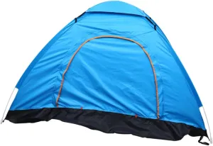 YARNOW Beach Canopy Tent Breathable Rainproof Blue Automatic Setup for Camping Hiking Fishing