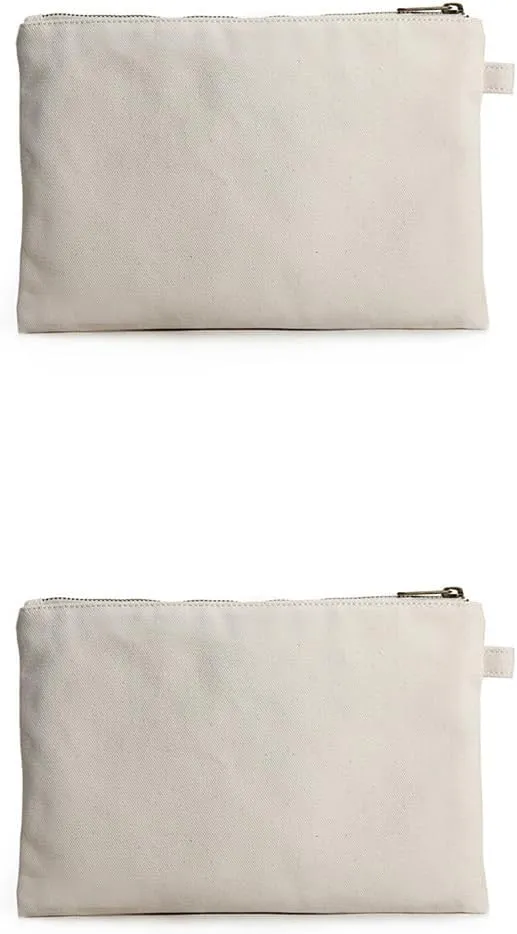 Zipper Pouch Storage Bag Simple and Stylish Women's Cosmetic and Travel Bag (Beige-basic-2)