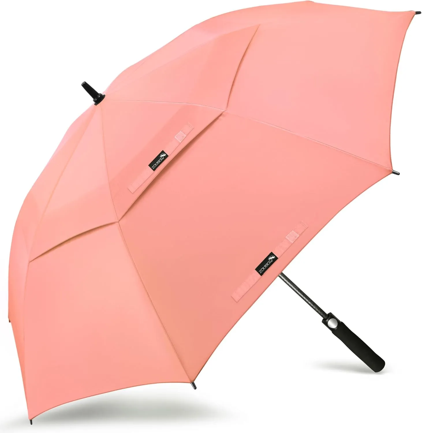 ZOMAKE Automatic Open Extra Large Golf Umbrella 51/54/62/68 Inch, Double Canopy Vented Windproof Oversize Stick Umbrellas for Rain