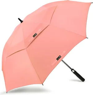 ZOMAKE Automatic Open Extra Large Golf Umbrella 51/54/62/68 Inch, Double Canopy Vented Windproof Oversize Stick Umbrellas for Rain